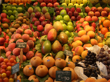 cheapfruit Eating in developing countries costs very little