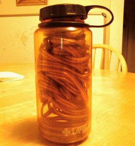 bottlespeakercable This bottle is ideal for speaker cables