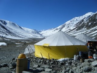 The tent community we stayed at overnight