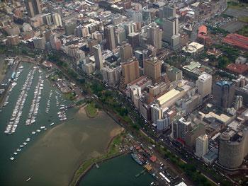 Durban from above
