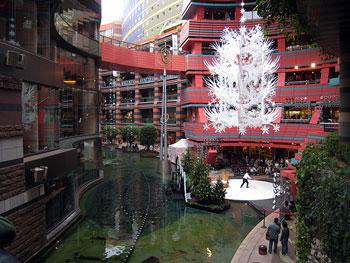 Canal City complex in Fukuoka