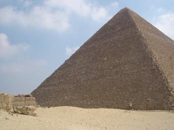 Big Pyramid...little camel...get on if you dare!