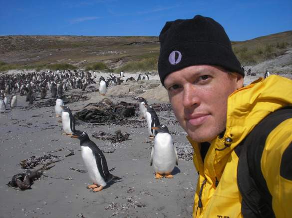 Rolf in the Falklands