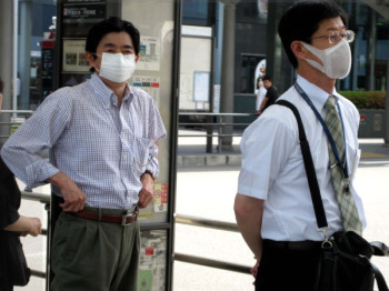 Businessmen in Sapporo, Island of Hokkaido