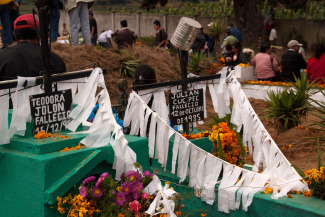 graves Decorated Graves in Santiago Sacatepeques