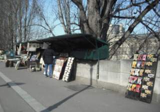 Bouqinistes along the Seine