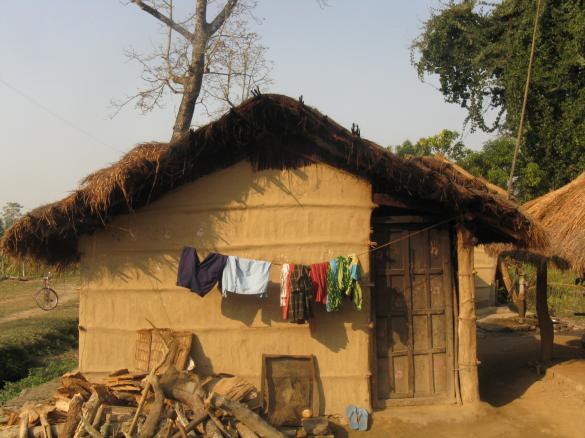 A house in the Terai region