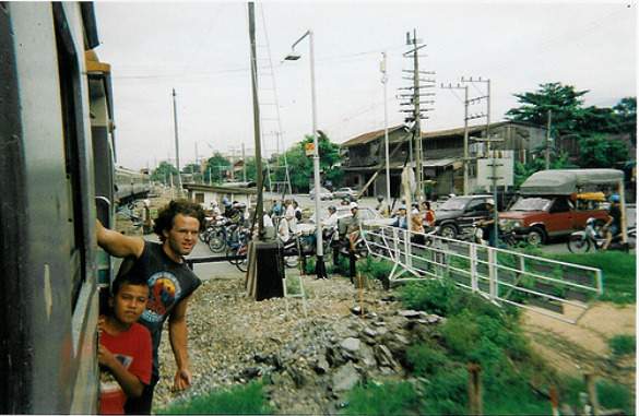 bangkok Riding the rails in Bangkok
