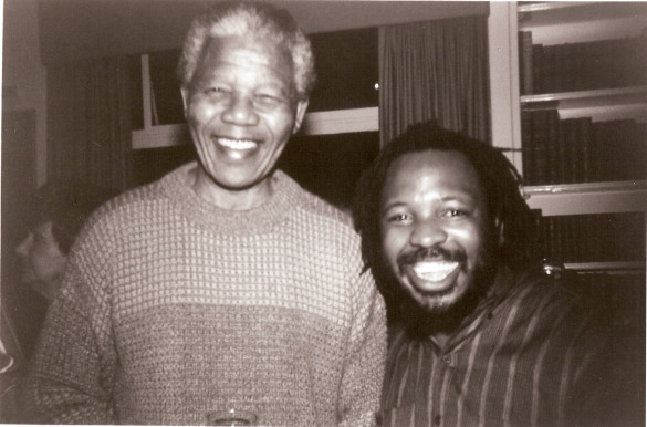 leonandmandela Leon and Nelson Mandela