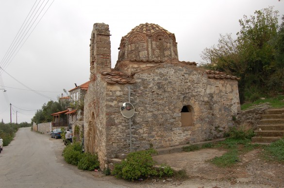 Byzantine-era churches dot the Mani. Byzantine-era churches dot the Mani.