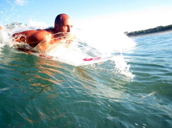 Sam Surf Surfing in Mexico