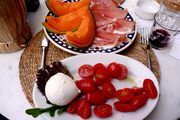 An amazing dinner at Quattro Leoni in Florence