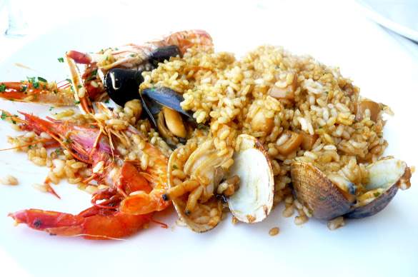 Paella at La Cangrejo Loco