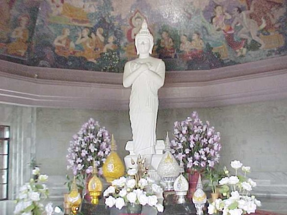 Buddha image in the Queen's chedi Buddha image in the Queen's chedi