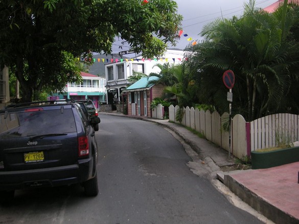 Shopping on Main St - Roadtown, Tortola 