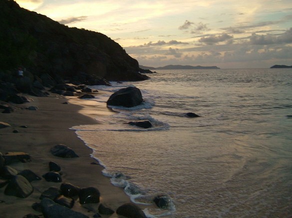 Sunset on Virgin Gorda Island