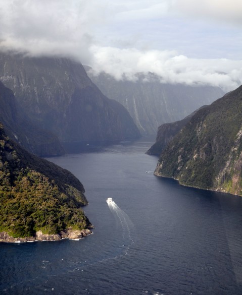 Entering Milford Sound Entering Milford Sound