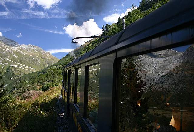 View from the train