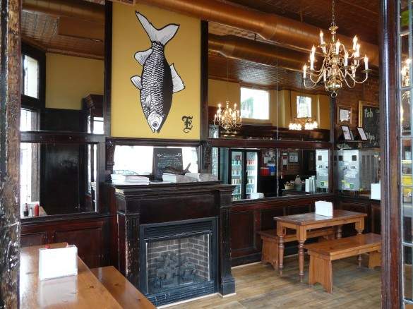 Fish and chips at Eamon's.