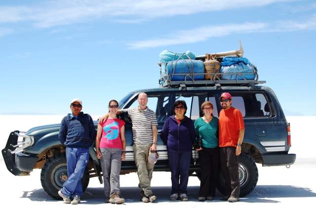 Group Photo - Salt Flats Tour, Bolivia
