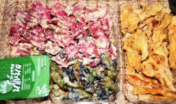 Tempura flowers - The pretty potato chip Tempura flowers - The pretty potato chip