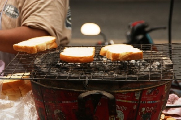 Camp-style toast? Camp-style toast?