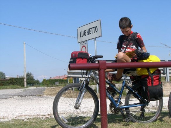 Learning while bike touring