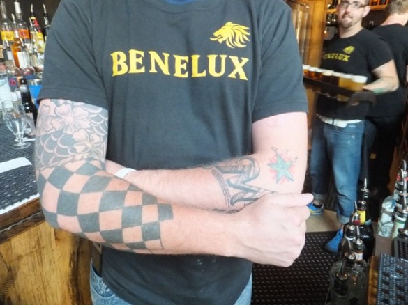Serving up brews at Benelux Serving up brews at Benelux