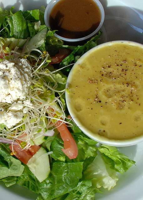 8 This salad might look innocent, but if you have any doubts, stick to cooked food