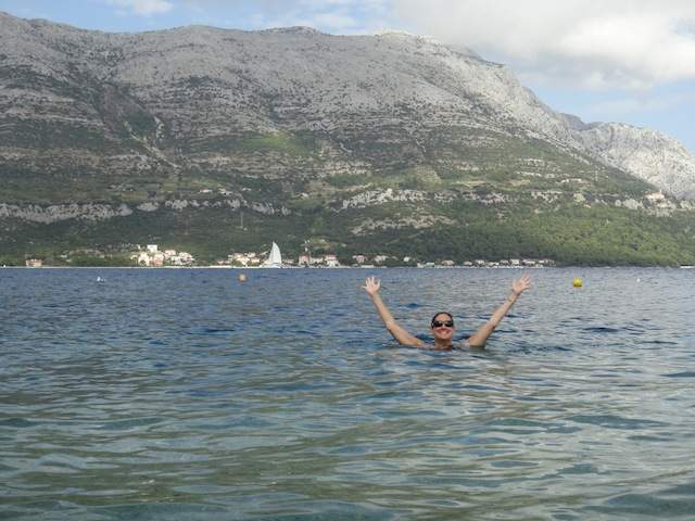 Swimming in Croatia