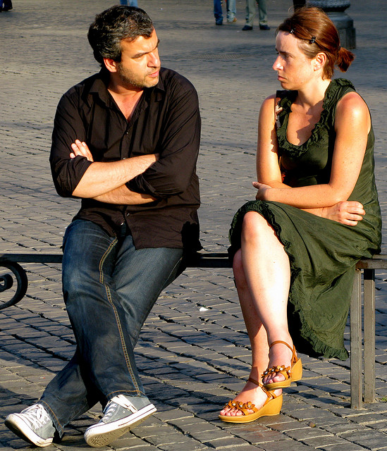arguing couple