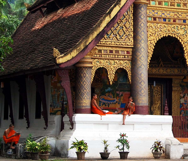 monks studying