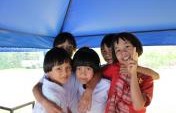 Smiling Hilltribe Faces in Muang Na, Thailand